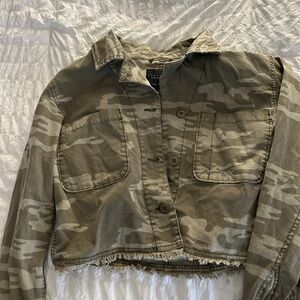Sanctuary Army Green Camo Jacket